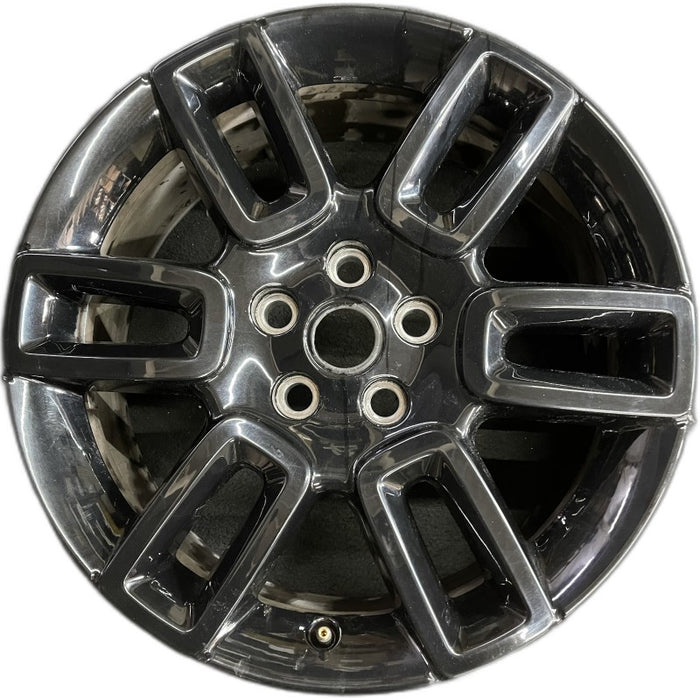 19" DEFENDER 20-22 19x8 6 spoke straight spoke gloss black Original OEM Wheel - Front View
