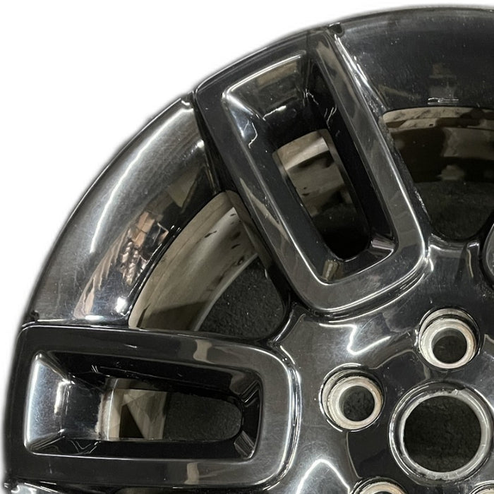 19" DEFENDER 20-22 19x8 6 spoke straight spoke gloss black Original OEM Wheel - Angle View