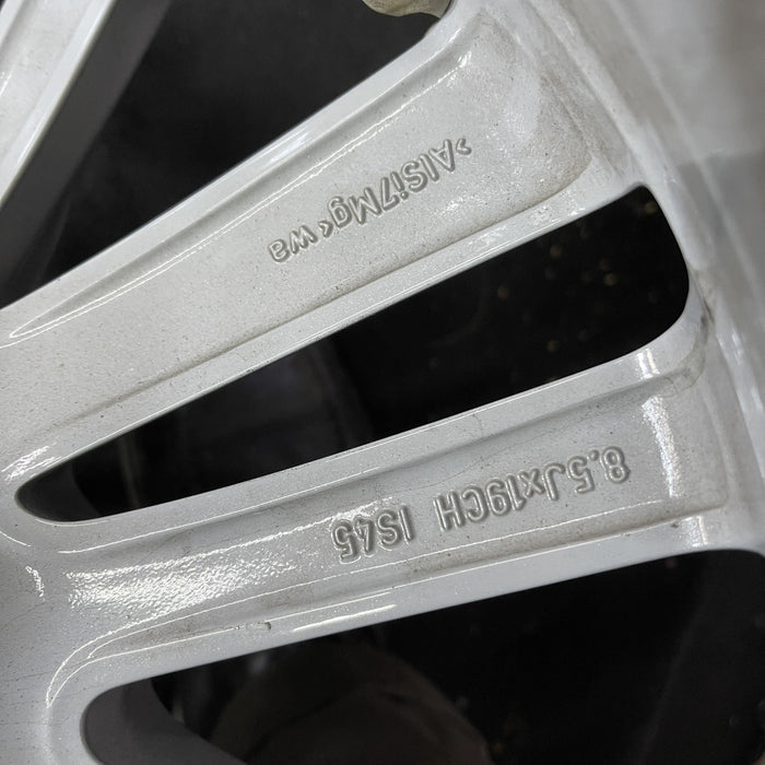 19" F-PACE 17-21 19x8.5 , 7 spoke Original OEM Wheel Rim - Back View