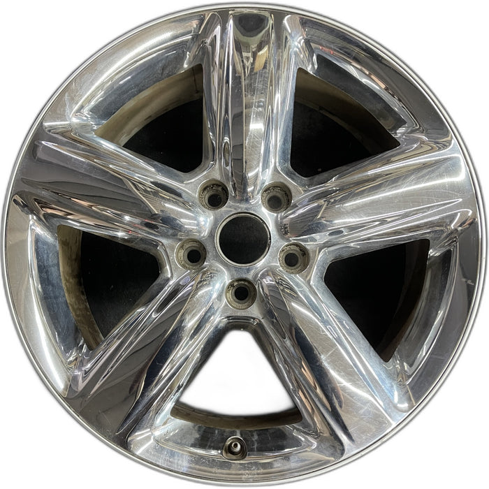 20" DURANGO 11-13 20x8 , chrome Original OEM Wheel Rim - Front View