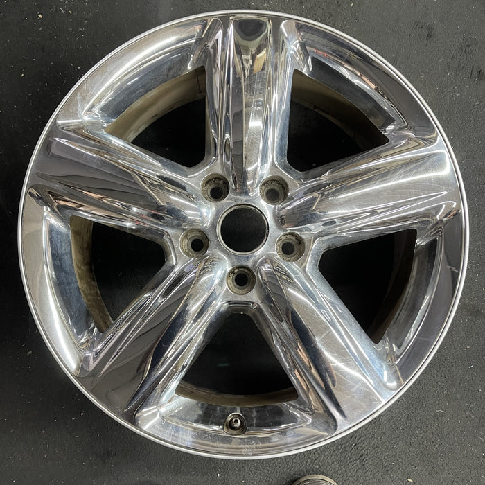 20" DURANGO 11-13 20x8 , chrome Original OEM Wheel Rim - Angle View