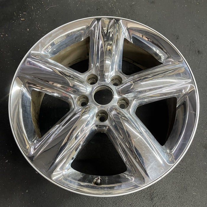 20" DURANGO 11-13 20x8 , chrome Original OEM Wheel Rim - Side Profile