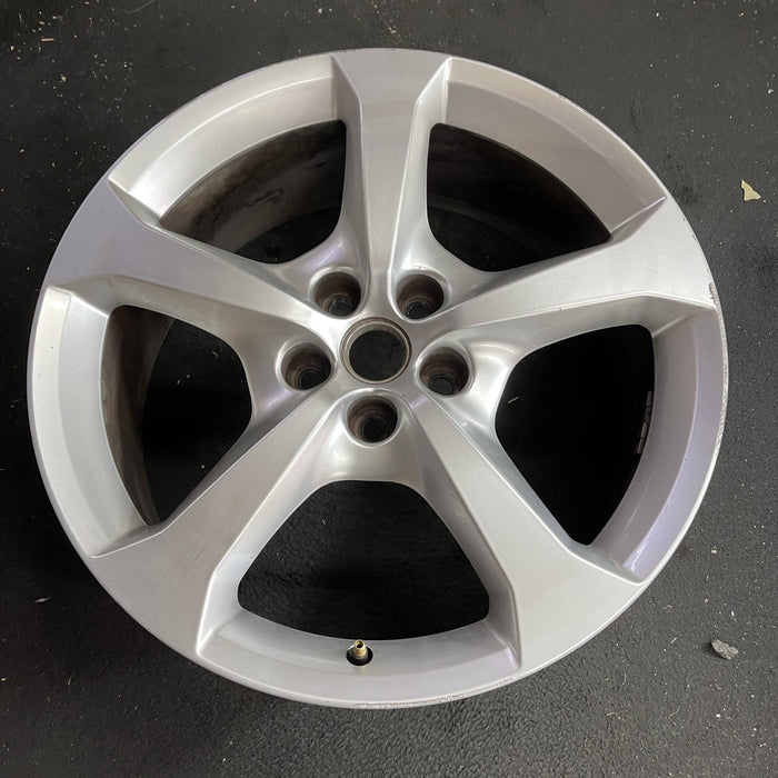 20" CAMARO 13 20x8 , , silver, opt R42, ID AAHY Original OEM Wheel Rim - Side Profile