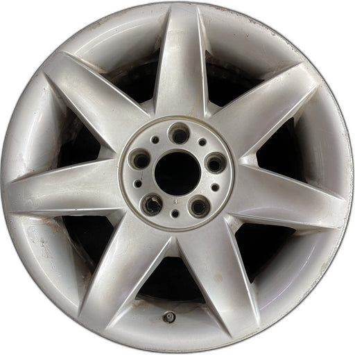 17" BMW 525i 01-03 17x8 , 7 spoke, exposed lugs Original OEM Wheel Rim - Front View