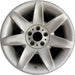 17" BMW 525i 01-03 17x8 , 7 spoke, exposed lugs Original OEM Wheel Rim - Front View