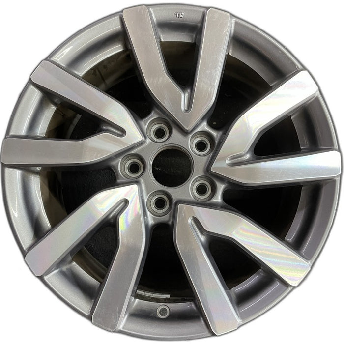 18" PILOT 19 18x8 alloy 5 V spoke factory installed w/machined face Original OEM Wheel Rim