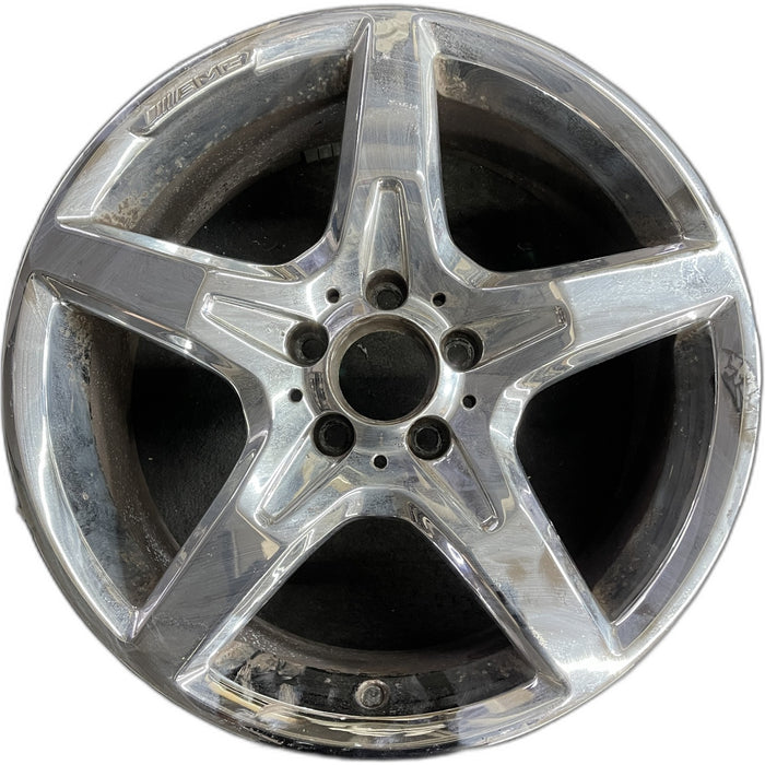 18" MERCEDES SLK 12 172 Type, SLK250, 18x7.5, , narrow flat spokes Original OEM - Front View