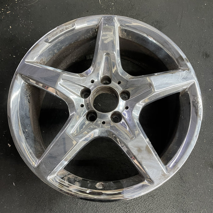 18" MERCEDES SLK 12 172 Type, SLK250, 18x7.5, , narrow flat spokes Original OEM - Side Profile