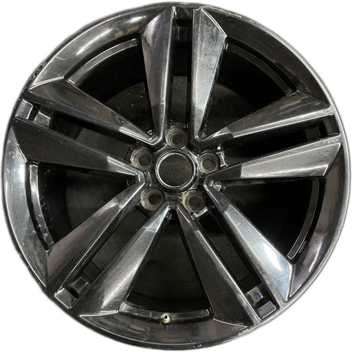 19" MUSTANG 15 19x9 , 10 spoke, 5 split spokes Original OEM Wheel Rim - Front View