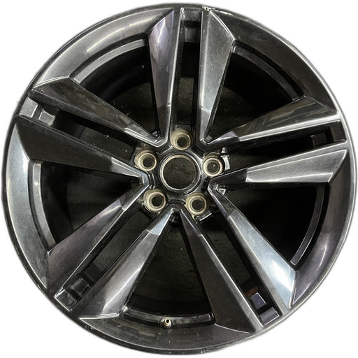 19" MUSTANG 15 19x9 , 10 spoke, 5 split spokes Original OEM Wheel Rim - Front View