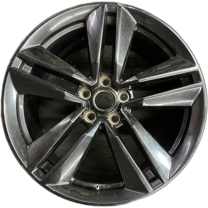 19" MUSTANG 15 19x9 , 10 spoke, 5 split spokes Original OEM Wheel Rim - Front View