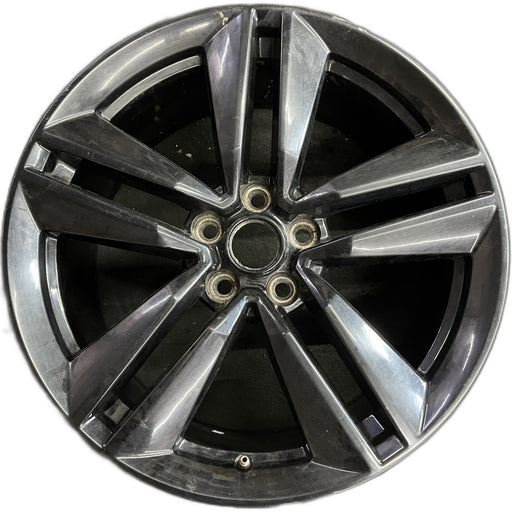 19" MUSTANG 15 19x9 , 10 spoke, 5 split spokes Original OEM Wheel Rim - Front View