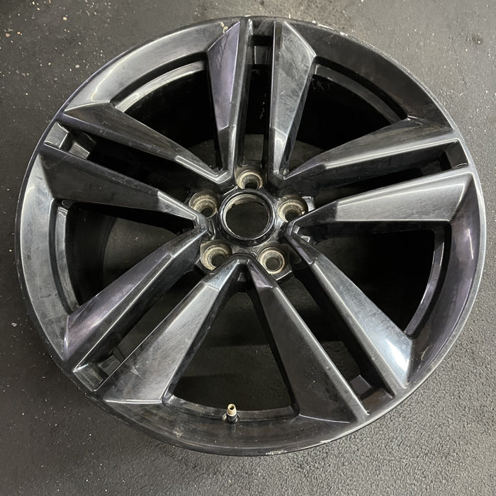 19" MUSTANG 15 19x9 , 10 spoke, 5 split spokes Original OEM Wheel Rim - Side Profile