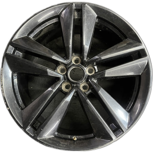 19" MUSTANG 15 19x9 , 10 spoke, 5 split spokes Original OEM Wheel Rim - Front View