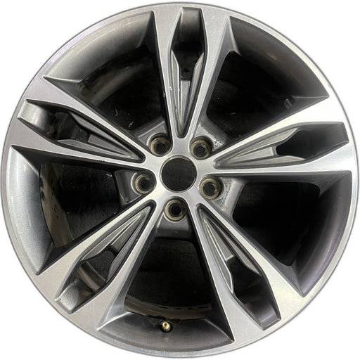 19" FUSION 17 19x8, , machined face with dark gray pockets Original OEM Wheel - Front View