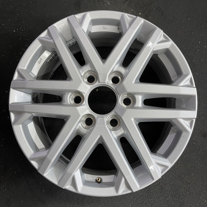 18" SEQUOIA 23-24 18x7.5, 6 double spoke, silver Original OEM Wheel Rim - Angle View
