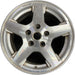 17" GRAND CHEROKEE 05 17x7.5 Limited machined w/o inlay at end of spokes - Front View