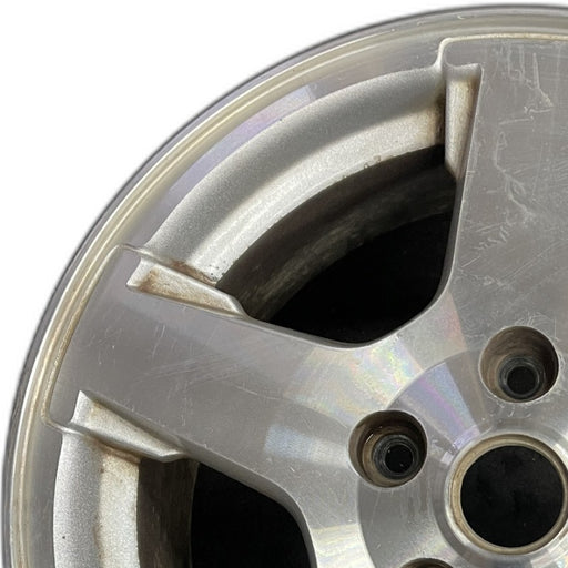 17" GRAND CHEROKEE 05 17x7.5 Limited machined w/o inlay at end of spokes - Angle View