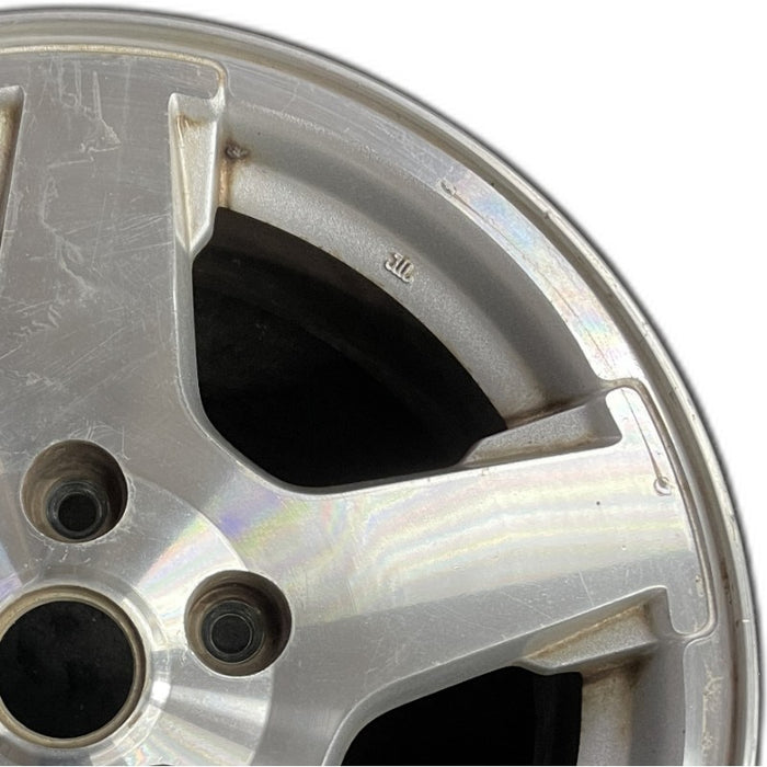 17" GRAND CHEROKEE 05 17x7.5 Limited machined w/o inlay at end of spokes - Side Profile