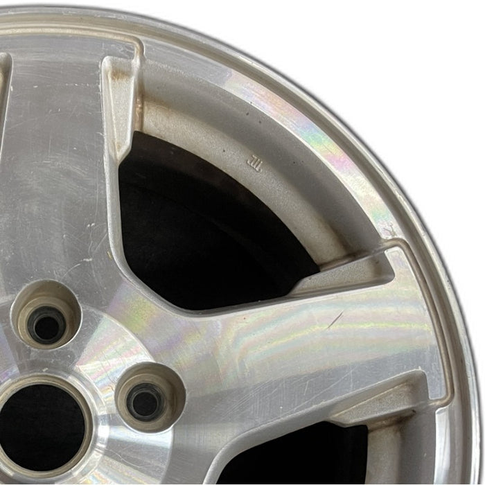 17" GRAND CHEROKEE 05 17x7.5 Limited machined w/o inlay at end of spokes - Side Profile