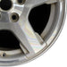17" GRAND CHEROKEE 05 17x7.5 Limited machined w/o inlay at end of spokes - Close-Up Detail