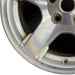 17" GRAND CHEROKEE 05 17x7.5 Limited machined w/o inlay at end of spokes - Back View