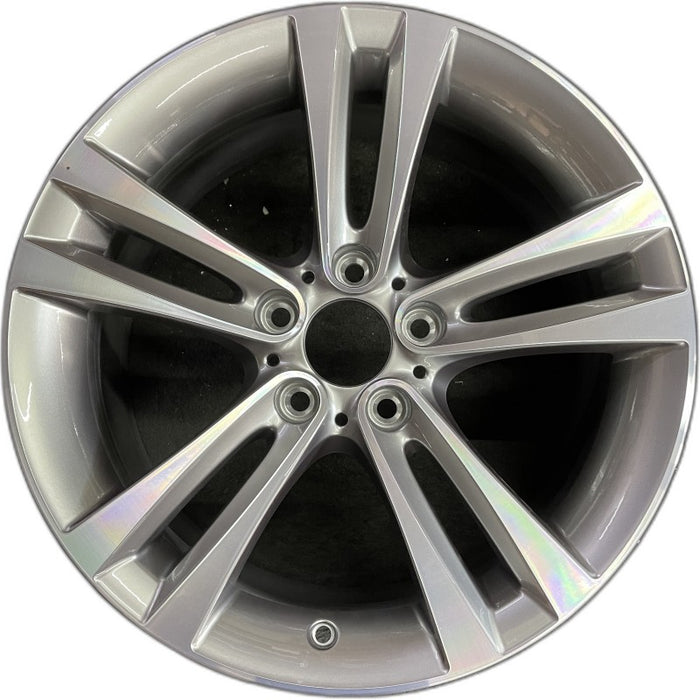 18" BMW 430i 20 18x8 5 spoke double spoke flared spoke Original OEM Wheel Rim - Front View