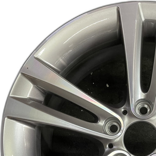 18" BMW 430i 20 18x8 5 spoke double spoke flared spoke Original OEM Wheel Rim - Angle View
