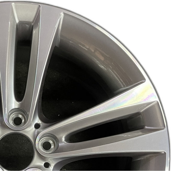 18" BMW 430i 20 18x8 5 spoke double spoke flared spoke Original OEM Wheel Rim - Side Profile