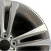 18" BMW 430i 20 18x8 5 spoke double spoke flared spoke Original OEM Wheel Rim - Side Profile