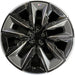21" 750e 24-25 21x10.5 5 spoke V spoke silver with black inserts Original OEM - Front View