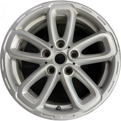 17" COUNTRYMAN 15-17 17x7, triangle spoke, silver Original OEM Wheel Rim - Front View