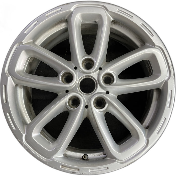17" COUNTRYMAN 15-17 17x7, triangle spoke, silver Original OEM Wheel Rim - Front View