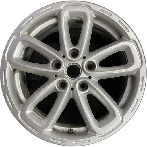 17" COUNTRYMAN 15-17 17x7, triangle spoke, silver Original OEM Wheel Rim - Front View