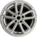 17" COUNTRYMAN 15-17 17x7, triangle spoke, silver Original OEM Wheel Rim - Front View