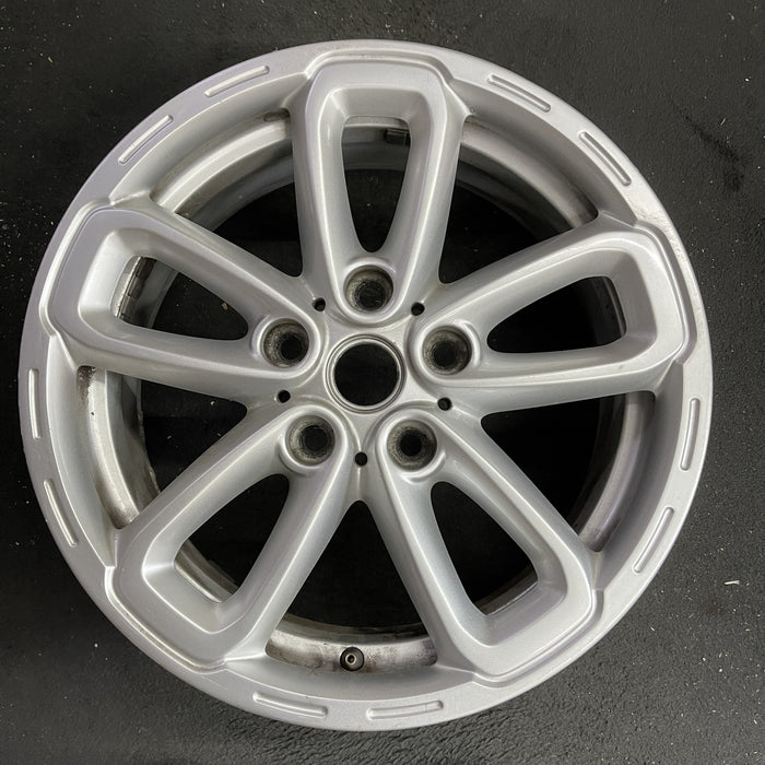 17" COUNTRYMAN 15-17 17x7, triangle spoke, silver Original OEM Wheel Rim - Angle View