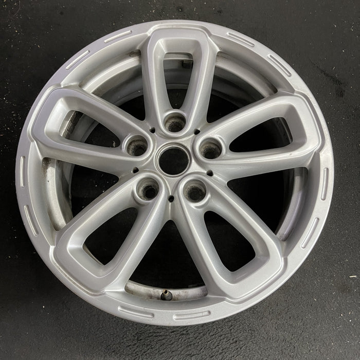17" COUNTRYMAN 15-17 17x7, triangle spoke, silver Original OEM Wheel Rim - Side Profile
