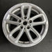 17" COUNTRYMAN 15-17 17x7, triangle spoke, silver Original OEM Wheel Rim - Side Profile
