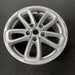17" COUNTRYMAN 15-17 17x7, triangle spoke, silver Original OEM Wheel Rim - Close-Up Detail