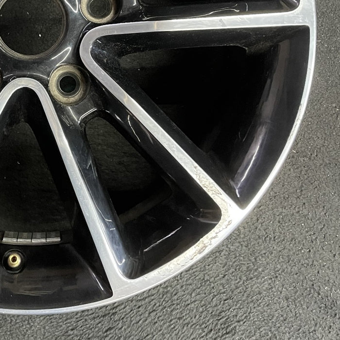 17" CARAVAN 14 17x6.5 aluminum 10 spoke polished face with pockets black pockets opt WFH Original OEM Wheel Rim