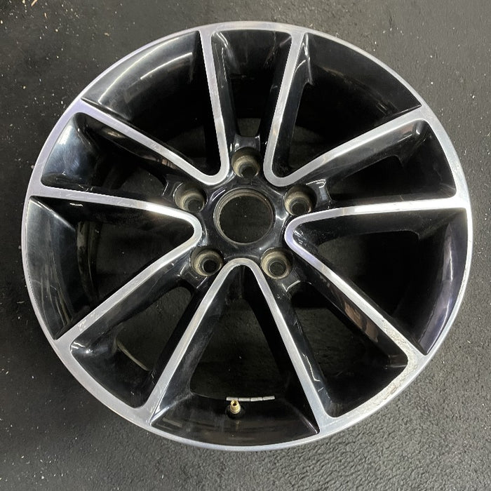 17" CARAVAN 14 17x6.5 aluminum 10 spoke polished face with pockets black pockets opt WFH Original OEM Wheel Rim