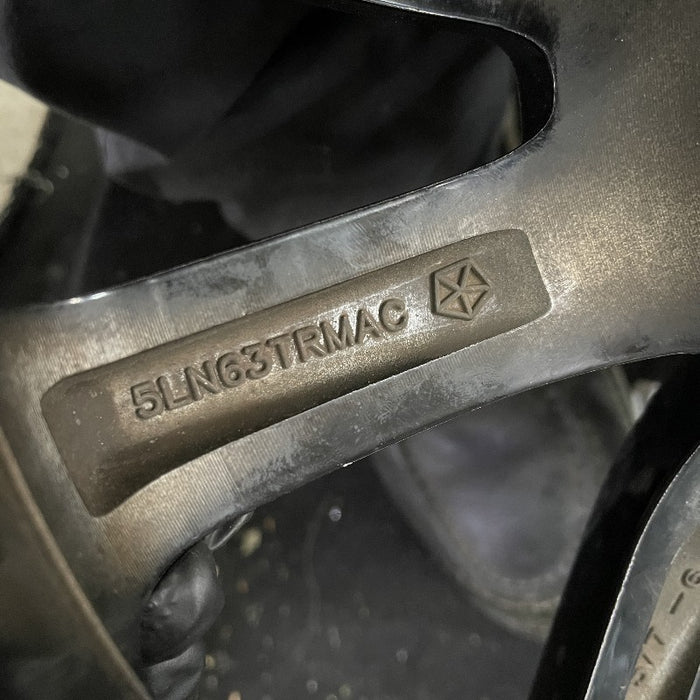 17" CARAVAN 14 17x6.5 aluminum 10 spoke polished face with pockets black pockets opt WFH Original OEM Wheel Rim