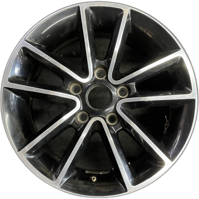 17" CARAVAN 14 17x6.5 aluminum 10 spoke polished face with pockets black pockets opt WFH Original OEM Wheel Rim