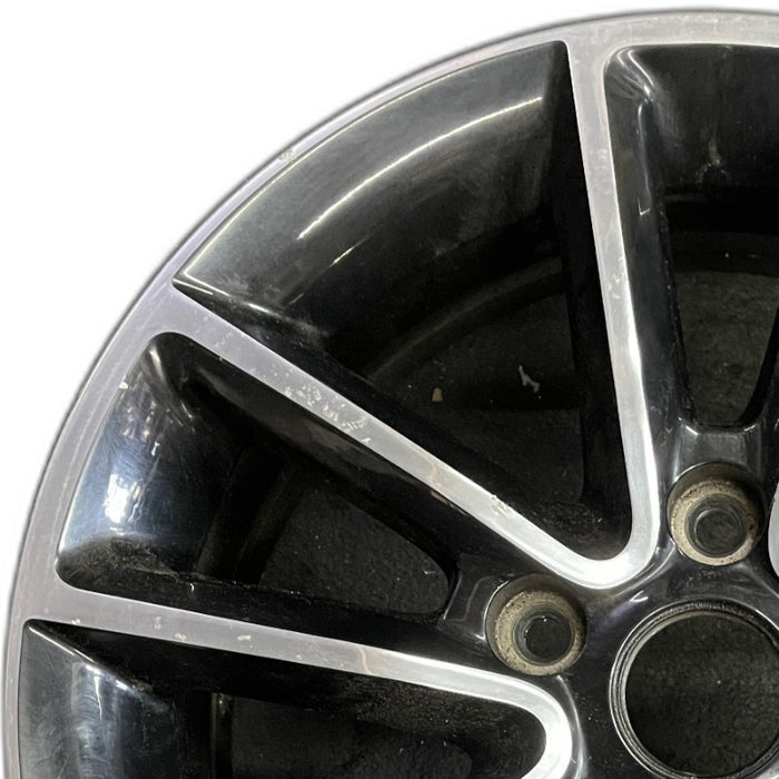 17" CARAVAN 14 17x6.5 aluminum 10 spoke polished face with pockets black pockets opt WFH Original OEM Wheel Rim