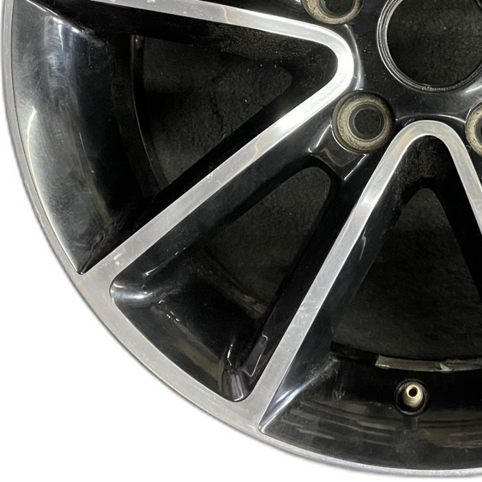 17" CARAVAN 14 17x6.5 aluminum 10 spoke polished face with pockets black pockets opt WFH Original OEM Wheel Rim