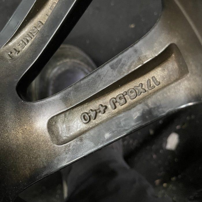 17" CARAVAN 14 17x6.5 aluminum 10 spoke polished face with pockets black pockets opt WFH Original OEM Wheel Rim