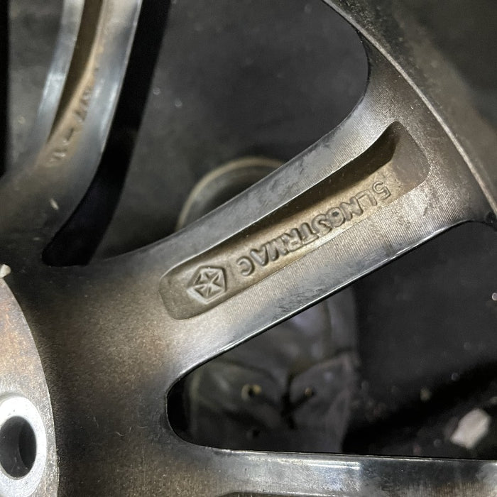 17" CARAVAN 14 17x6.5 aluminum 10 spoke polished face with pockets black pockets opt WFH Original OEM Wheel Rim