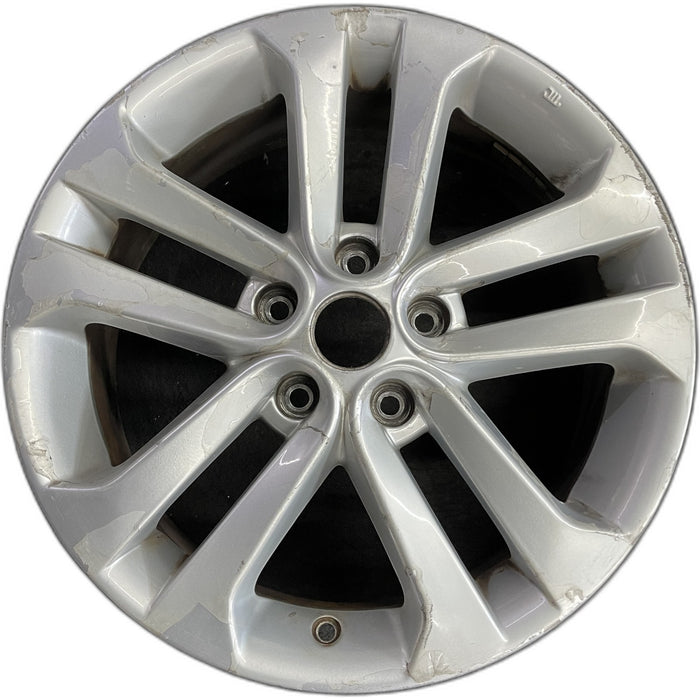 17" JUKE 11-16 17x7 , , double spoke Original OEM Wheel Rim - Front View