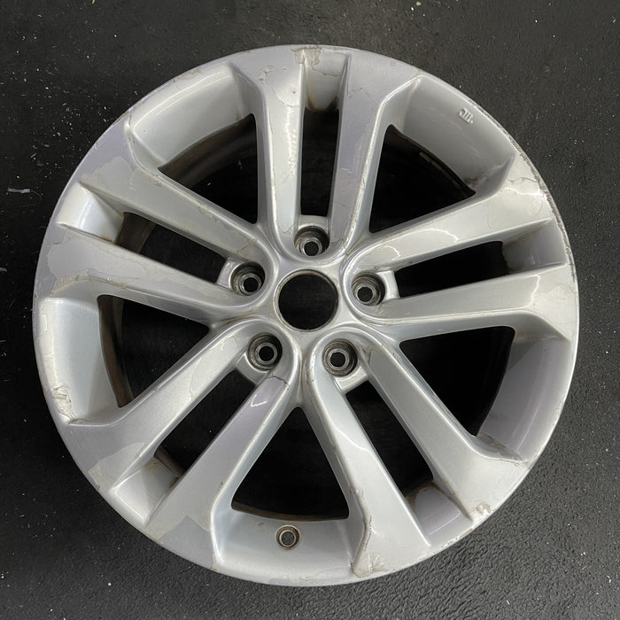 17" JUKE 11-16 17x7 , , double spoke Original OEM Wheel Rim - Angle View