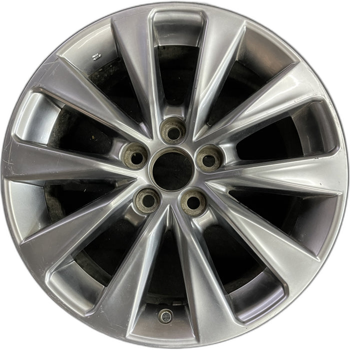 17" CAMRY 15-17 17x7 , 10 spoke Original OEM Wheel Rim - Front View